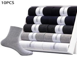 Men039s Socks Styles 10 Pairs Lot Plus Size Casual Business Men Cotton Breathable Spring Summer Winter for Male 2203288728451
