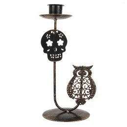 Candle Holders Free Standing Festival Universal Antique Halloween Decor Christmas Ornament Living Room Holiday Home Holder Accessories