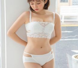 Bras Panties Bra Set Sexy Women Underwear Lingerie Strapless For Wedding Dress Push Up Lace Invisible Backless Brassiere Sets9584563