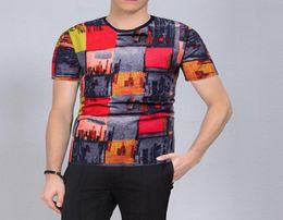 New Vintage Tshirt Men V Neck Harajuku Funny 3D Print Tees Shirt Men039s Hip Hop Urban Style Tshirt Summer Streetwear Tops4829867