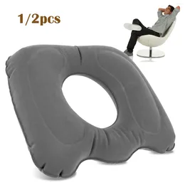 Pillow Donut Hemorrhoid Seat Tailbone Inflatable Reusable Comfort Prostate Chair For Memory Foam Car Office
