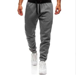 Fashion Brand Mens Trousers Drawstring Casual Pants Sweatpants Autumn and Winter Jogging Sweatpants 240513