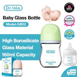 Drisla AntiChoke Baby Bottle born Glass Bottles 90160ML Antiflatulence Milk Feeding Infant A Free 03 Month 240513
