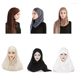 Scarves Religious Woman Middle East Headscarf Turbans Plain Color Arab Scarf Shawl Outdoor For Cycling Hiking