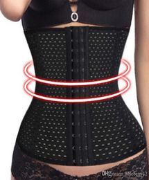 Good Quality Bodysuit Women Waist Trainer Tummy Slimmer Shapewear Training Corsets Cincher Body Shaper Bustier 9745560