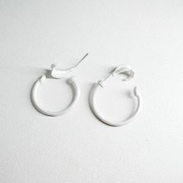Stud Earrings Morning Dew Leaf Rhyme Earring Female French Crescent Advanced Design Versatile Minimalist Style Plain Ring