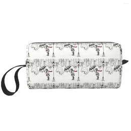 Cosmetic Bags The Chronicles Of Narnia Mr. Tumnus Makeup Bag Dopp Kit Toiletry For Women Beauty Travel Pencil Case