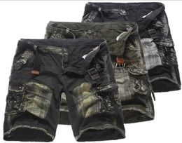 Mens Cargo Shorts Summer Casual Cargo Pants Thin Shorts withi 3 Colours Plus Size Asian Size M5XL 9293895