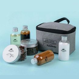 Storage Bags Outdoor Seasoning Bottle Combination Set Camping Portable Box Sealed Travel Cutlery