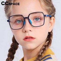 Sunglasses Frames 57511 Kids Tr90 Blue Light Blocking Glasses Frame Square Comfortable Corrective Customizable Optical Prescription