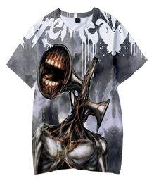 Siren Head 3D Print TShirt SCP Horror Game Streetwear Men Women Fashion T Shirt Hip Hop Children Kids Tees Tops Boy Girl Tshirt6090402