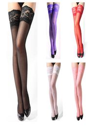 2017 Fashion Women Lady Lace Tight Top Stay Up Thigh High Stockings Nightclubs Sexy Stocking For Women Tight7279136