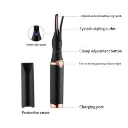 Eyelash Curler Womens makeup eyelash curler portable eyelash curling tool cosmetics Q240517