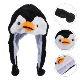 Berets Knitted Hat Ski Accessories For Women Halloween Hats Bear Costume Baby Animal Plush Mask