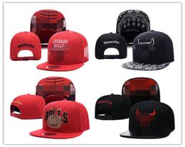 brand basketball Snapback Leather Black Color Cap Football Baseball Team Hats Mix Match Order All Caps Top Quality Hat HHH9262338