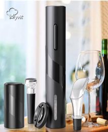 Electric Wine Opener Automatic Corkscrew Openers for Beer Rechargeable Bottle Opener Foil Cutter Kitchen Bar Can2793103