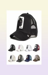 Ball Caps Animal Shape Embroidered Baseball Cap Fashion Brand Hat Breathable Men Women Summer Mesh3314072