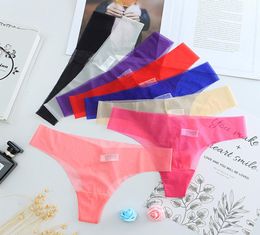 Sexy Transparent Panties ultrathin Low Waist Thong G Strings T Back Underwear lingeries woman Briefs women see through underwears 6310862