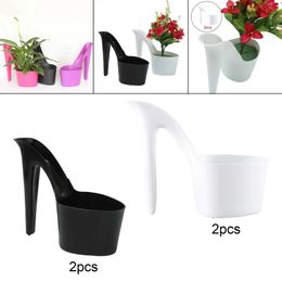 Planters Pots Desktop high stool plastic high stool flower pot floor vertical pattern garden flower pot juicy plant containerQ240517