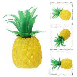 Party Decoration Artificial Mini Pineapple Fake Ananas Fruit Plastic Simulated For Home Shop Display Pographic Prop