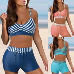 Women's Swimwear Bathing Suit For Women Tankini Swimsuit European And Split Body Sexy Colour Bikini Swimsuits 2024 Woman