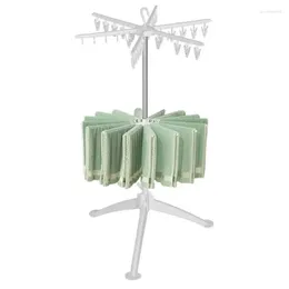 Hangers Folding Drying Rack For Clothes 2-Layer Floor-Standing Foldable Racks Portable Laundry Holder Space Saving Socks