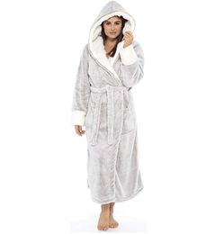 Hooded Women Bathrobe Winter Thick Warm Flannel Bath Robe Plus Size 5XL Couples Night Dressing Gown Doublelayer Men Nightgown2957300