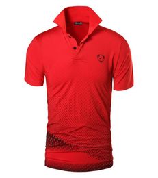 jeansian Mens Sport Tee Polo Shirts POLOS Poloshirts Golf Tennis Badminton Dry Fit Short Sleeve LSL286 Bla6980649