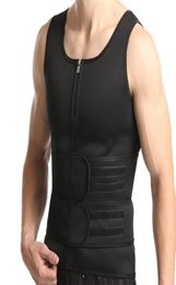Men Sweat Sauna Suit Vest Waist Trainer Body Shaper Neoprene Tank Top Compression Shirt Workout Fitness Slimming Corset Girdles7618690