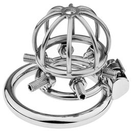 Male Chastity Cage Stainless Steel Male Chastity Devices Adult Sex Toys For Men Sissy Penis Lock Cock Ring Urethral BDSM Belt