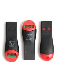 Whole 1000pcslot USB 20 MicroSD TFlash TF Memory Card Reader whistle Style 9160625