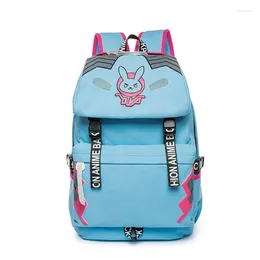 Backpack Game OW Cosplay Cartoon Student School Shoulder Bag Teenager Casual Travel Rucksack