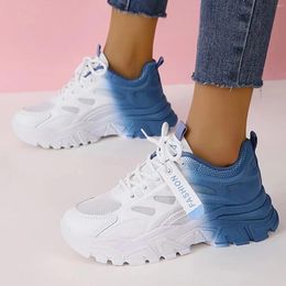 Casual Shoes Thick Platform Sneakers Men Women Leisure Air Mesh Sport Running Breathable Fashion Student Teenagers