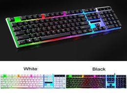 Selling Computer keyboard Backlight game desk type domestic luminescent machine touch notebook USB wired Mechanical Gaming Key4448775