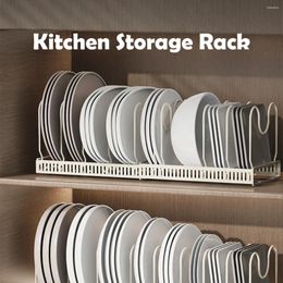 Kitchen Storage WMMO Utensil Organiser Cabinet Stainless Steel Made Holder Pans Pot Lid Rack Length Adjustable