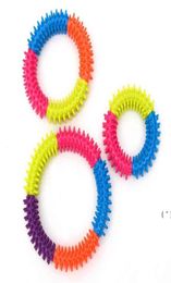 Silicone Spiky Sensory Ring Toys finger toy Bracelet Stimulating Massage Stress Anxiety Relief Squeeze OWB65953162875