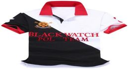 American Style Solid TShirts for Men Black Watch Big Horse Embroidery Fashion Classic Polos Cotton Tees Polo Team Shirt White Bla2497923