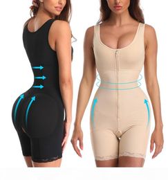 Fajas Colombianas Reductora Women Overbust High Compression Full Bodyshapers Tummy Control Postpartum Recovery Slimming Body Shape1676327