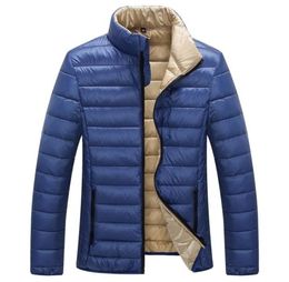 New Fashion Casual Ultralight Mens Duck Down Jackets Autumn Winter Coat Men Lightweight Duck Down Jacket Men Overcoats 2011306291381