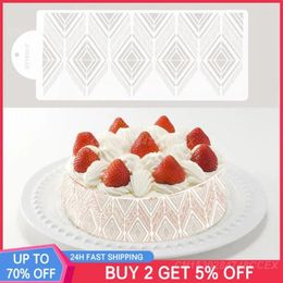 Party Supplies Fondant Cake Stencil Stamps Stencils Embossing For Decorating Tool Plant Plastic Decoration Tools Diy