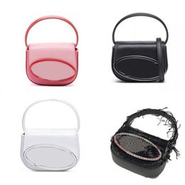 Evening Bags D Shoulder Bags Luxury handbags Women Top Handle Purse Half Round Design Brand Leather Underarm Flap Shoulder Bag Fashion 2387