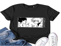 Men Women T-shirt Tops Kawaii X Hunter Tshirt Killua Zoldyck Crew Neck Fitted Soft Anime Manga Tee Shirt Clothes #265040205