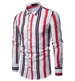 Fashion Mens Formal Slim Regular Fit Long Sleeve Stylish Cotton Shirt Casual Button Business Dress Shirt Tops White8272299