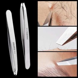 Eyelash Curler Product Description Eyebrow stickers stainless steel slanted edge eyebrow clips hair removal makeup tools eyelash extensions Q240517