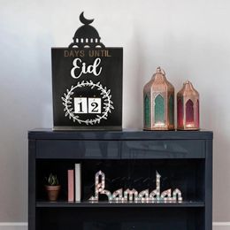 Decorative Figurines Castle Countdown Calendars Home Decorations Ramadan Advent Calendar For Farmhouse Table Centrepiece Desk Bookshelf