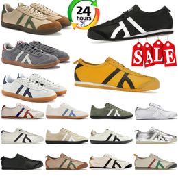 2024 Designer Women Man green yellow Leather Lace Up trainer casual shoes Luxury Canvas Shoes Beige Blue Rubber Sole Embroidered Vintage Casual Sneaker