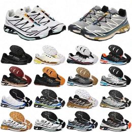 Hot shoes Designer Running shoes salo solomon XT6 Snowcross cs Speed Cross LAB Yellow Black Three white collision hiking recreational sports sneakers Outdoor shoes