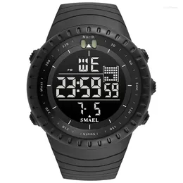 Wristwatches SMAEL Brand Men's Digital Watches 2024 Luxury Waterproof Modern Clock Male Date LED Chronograph Electronic 1237