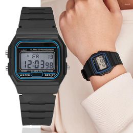 Wristwatches Top Brand Fashion Men's Watches Sports Small Square LED Digital For Men Casual Simple Male Electronic Clock Reloj Hombre