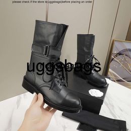 Chanells shoe high quality Chanelity Classic Women Luxurious Fashion Designer Boot Cowhide Short Boots High Quality Leather Shoes